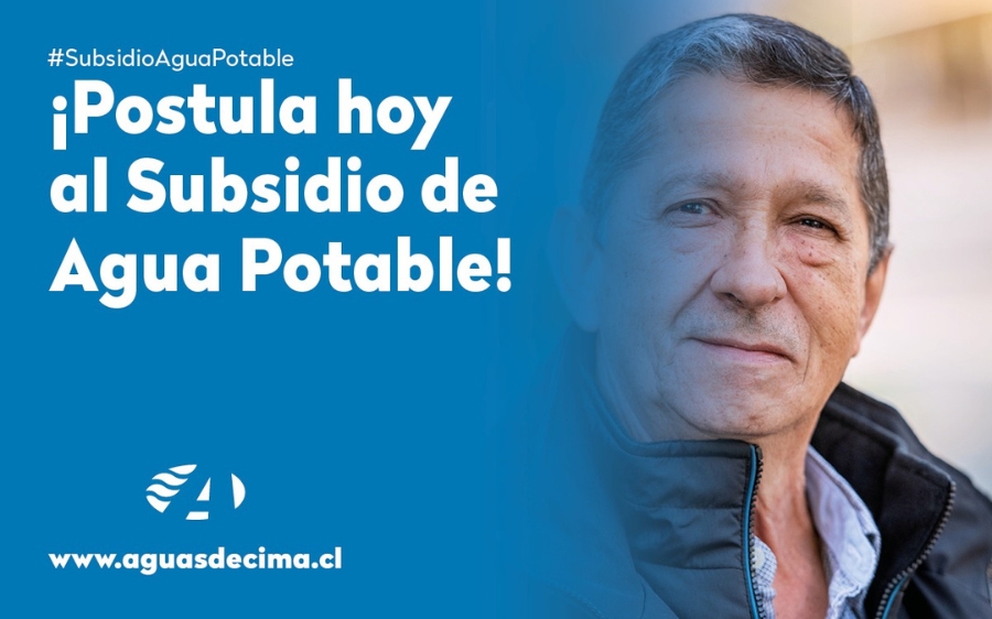 Aguas Décima invita a hacer uso del subsidio de agua potable